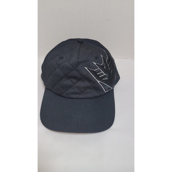 Universal Studio Other - Black Quilted Decepticon Hat Transformers Snapback Geek Culture
